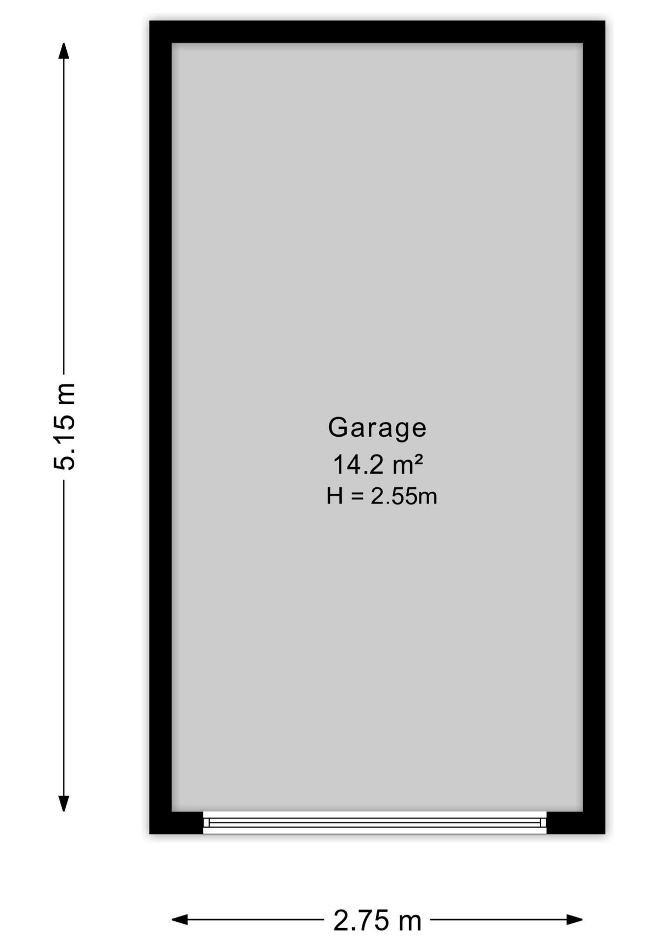 Plattegrond garage