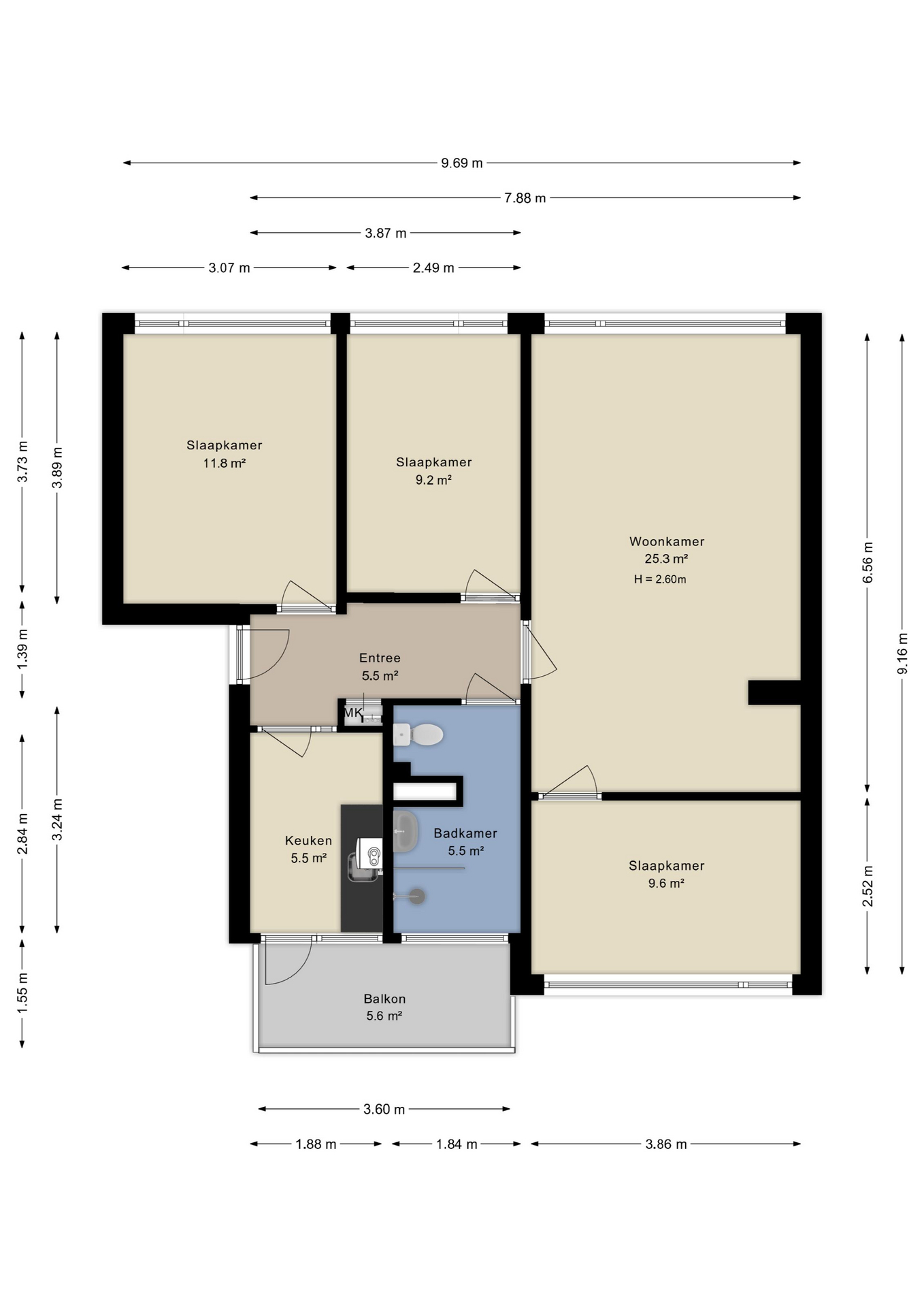 Plattegrond begane grond