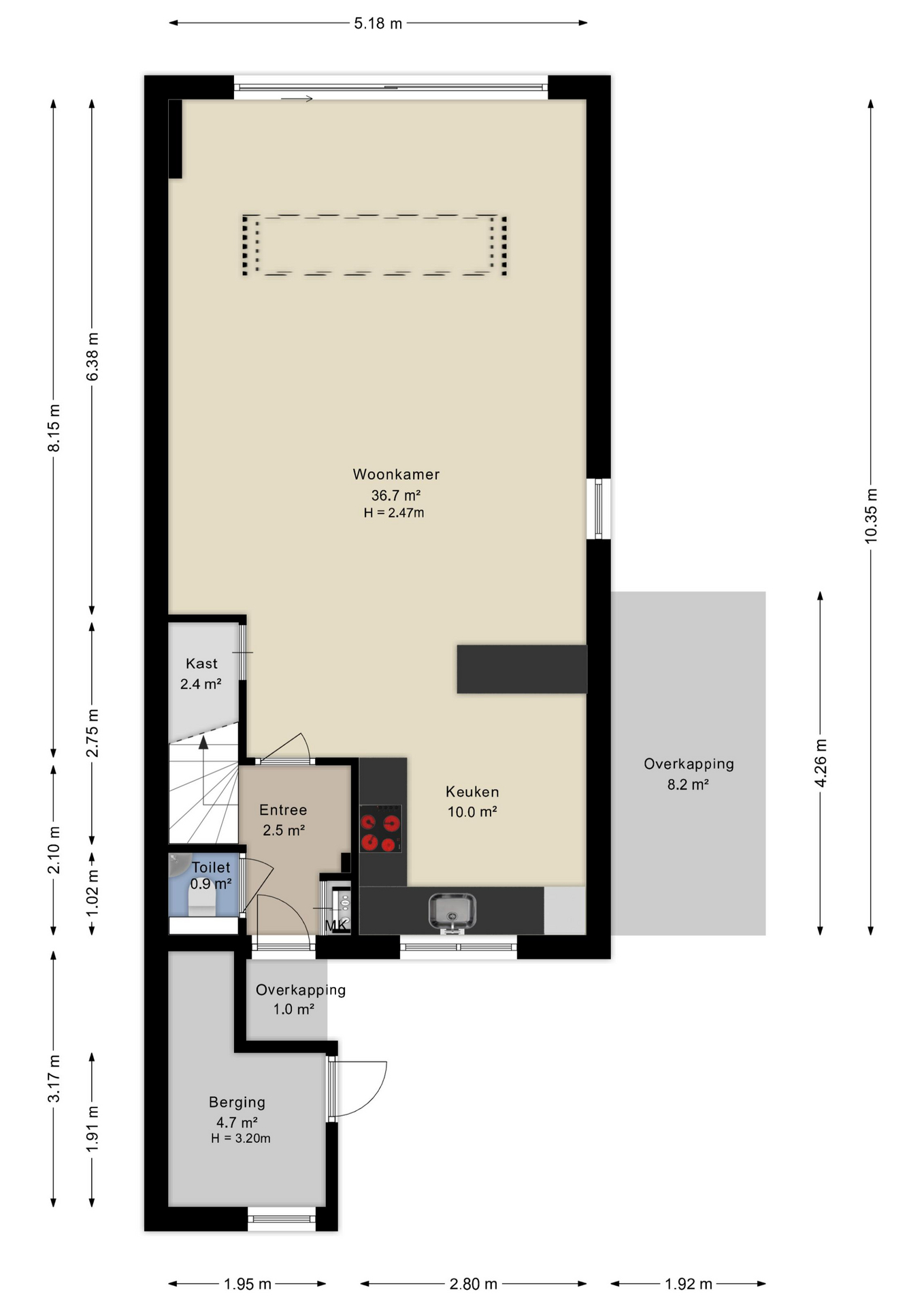 Plattegrond begane grond