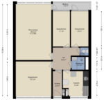 Plattegrond appartement