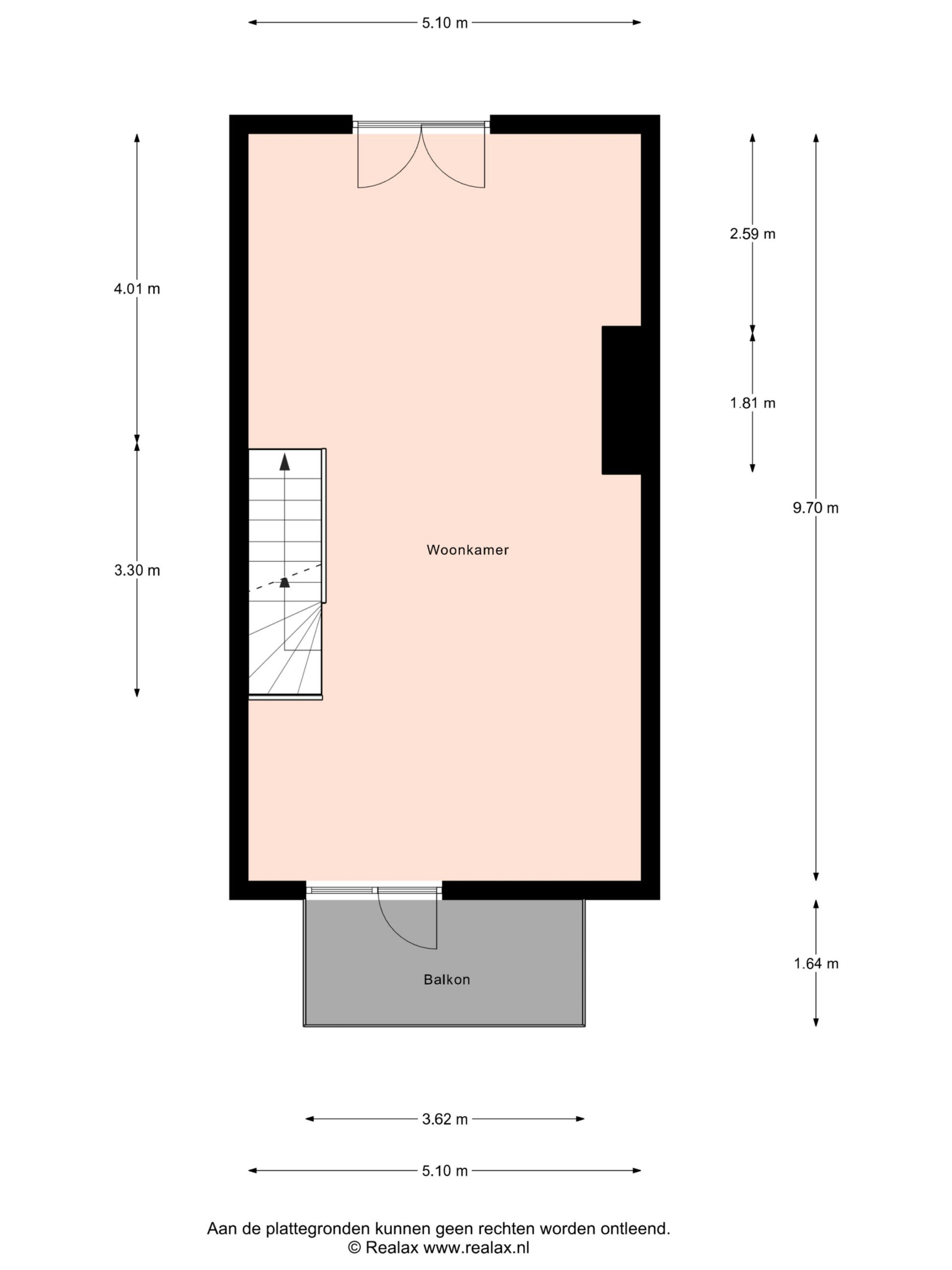 Plattegrond eerste verdieping