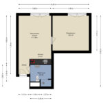 Plattegrond appartement