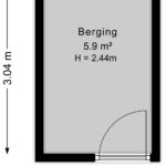 Plattegrond berging