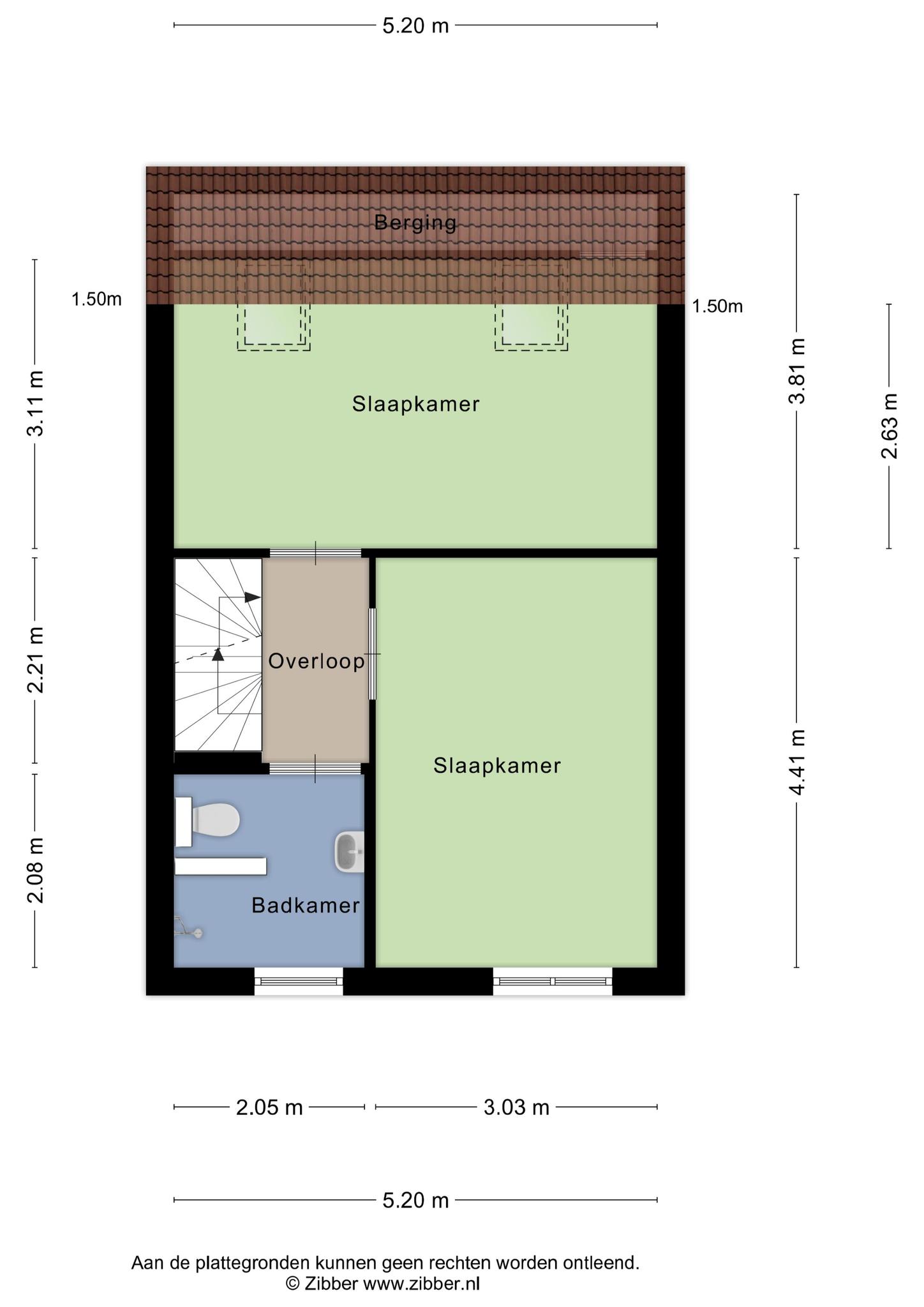 Plattegrond Eerste verdieping