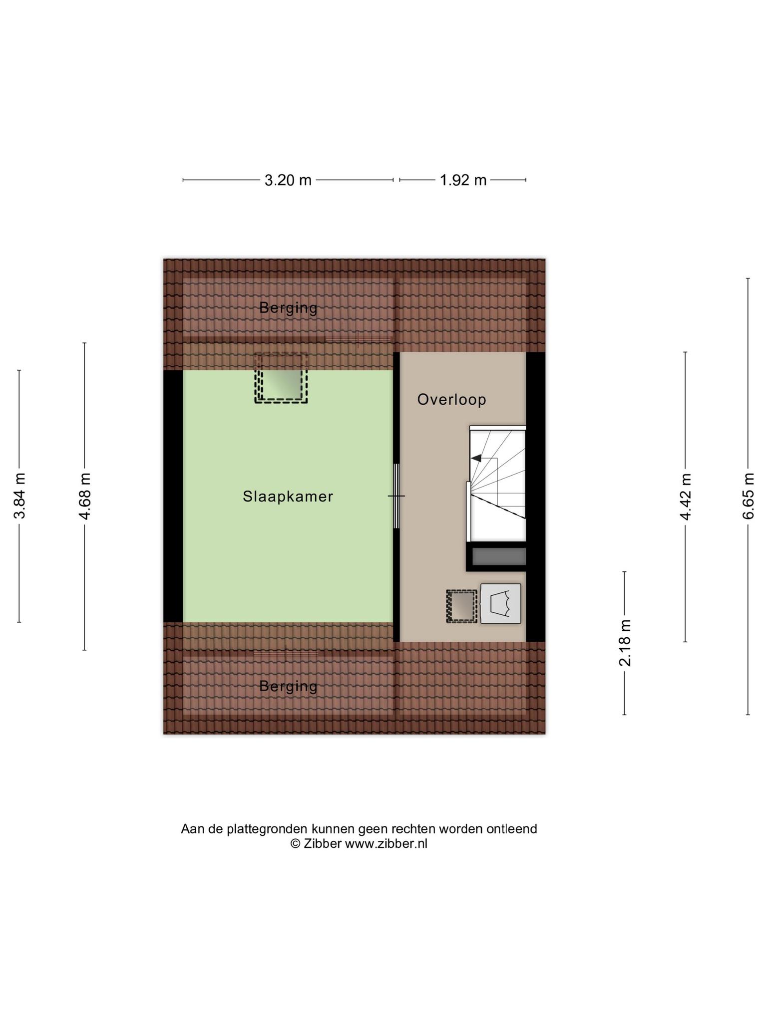 Plattegrond Tweede verdieping