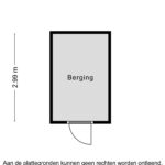 Plattegrond Berging